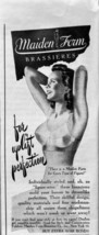Vintage Print Ad 1945 Maidenform Bra For Uplift Perfection Buy War Bonds... - $7.25