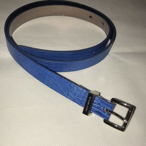 michael kors blue belt