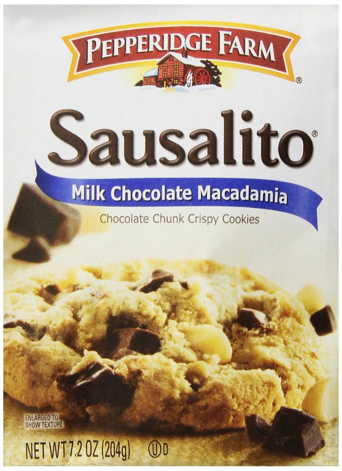 Pepperidge Farm Sausalito Cookies Milk Chocolate Macadamia72 Ounce