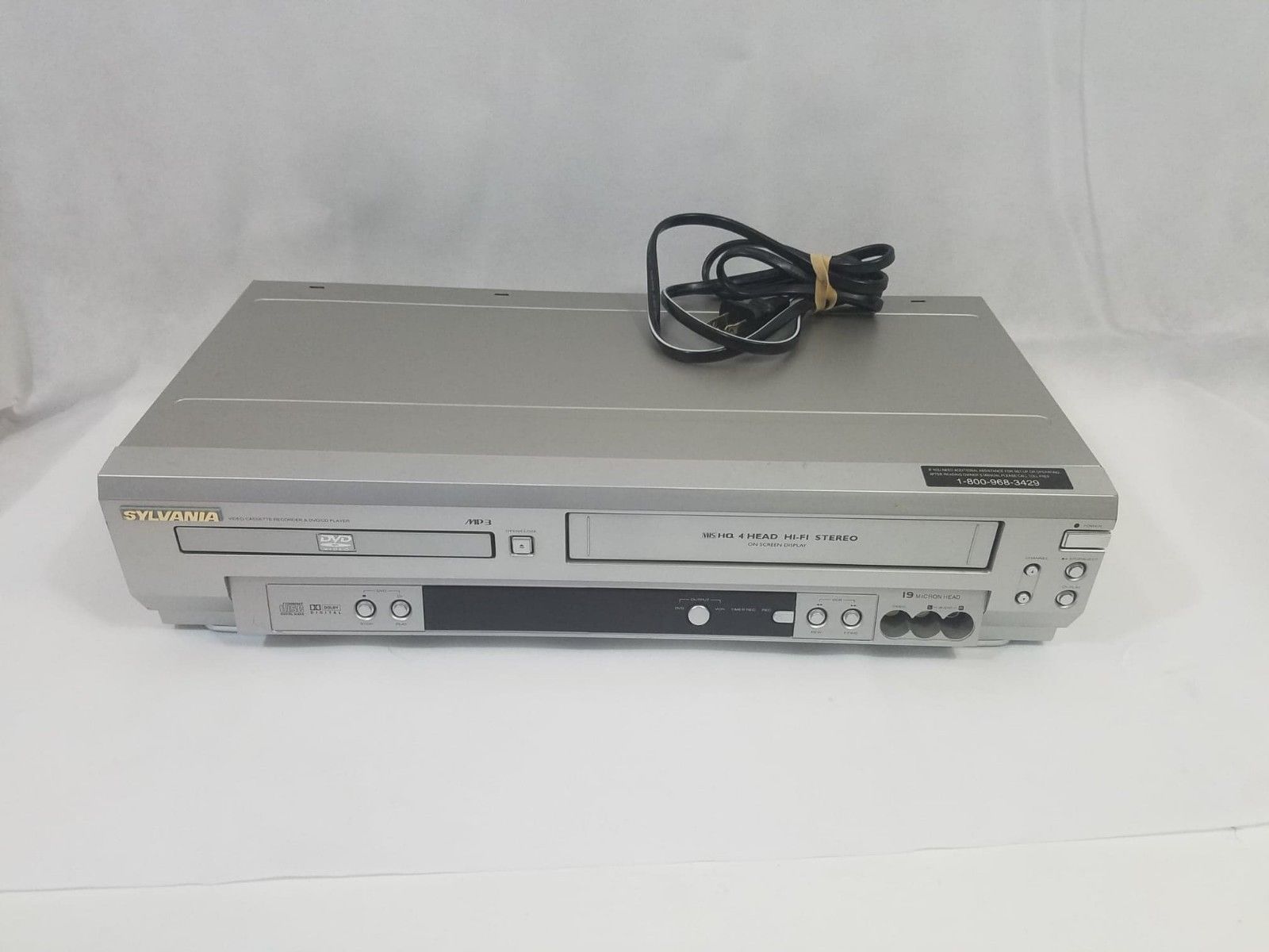 Sylvania SSD803 DVD VHS Combo Player / VCR Recorder Tested & Working