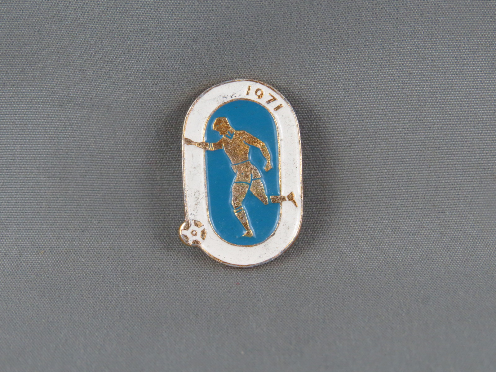 Primary image for Vintage Soviet Socer Pin - Dynamo Kyiv 1971 Champions - Stamped Pin 