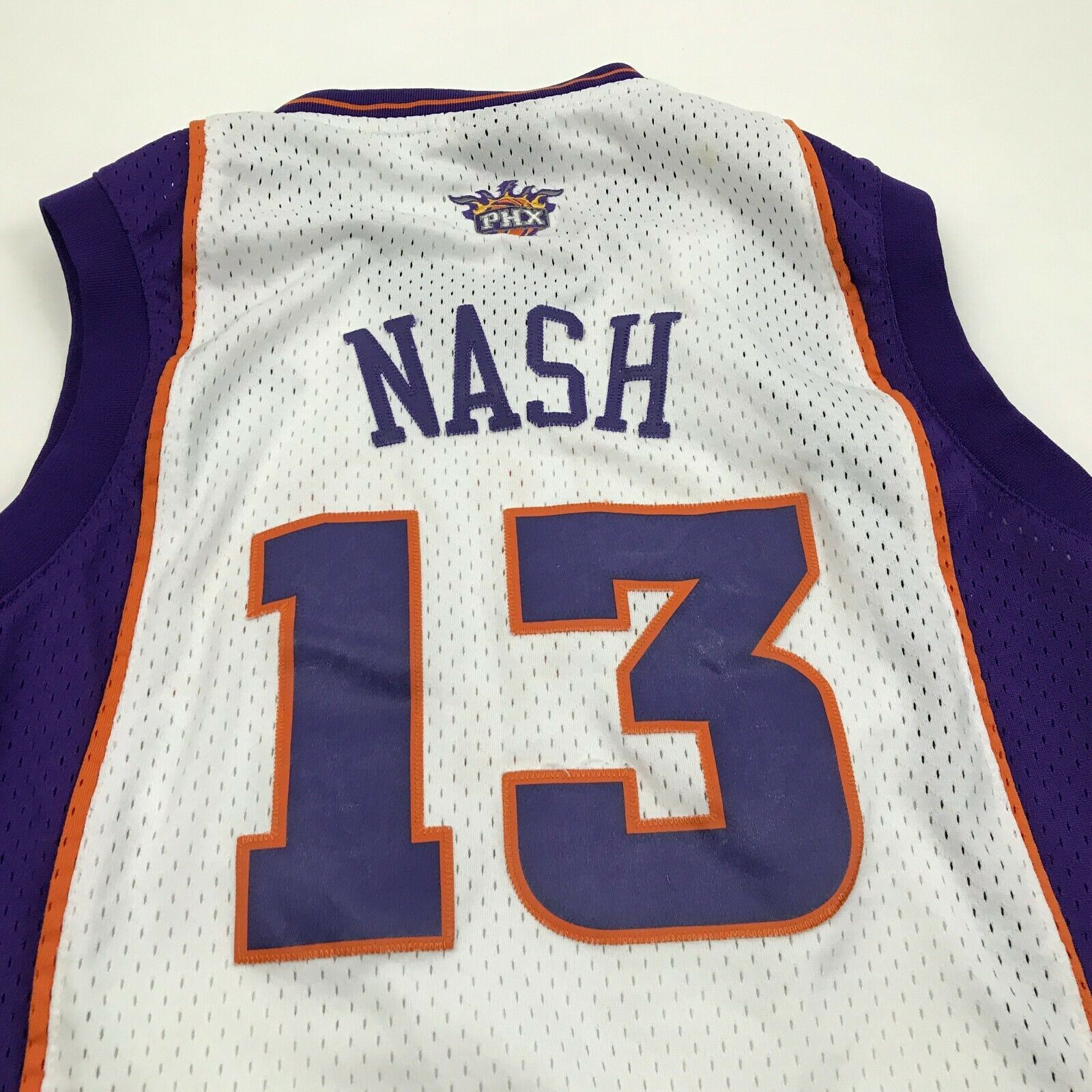 Reebok Basketball Jersey PHX SUNS Steve NASH NBA Sleeveless Youth Size ...