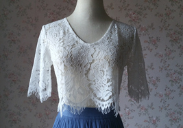 DUSTY BLUE Full Tulle Skirt Dusty Blue Wedding Tulle Skirt Outfit Plus Size image 7