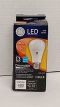GE LED Soft White Bulb 6 Watt 40 Watt Replacement Dimmable A19 480 Lumens NEW - $11.83