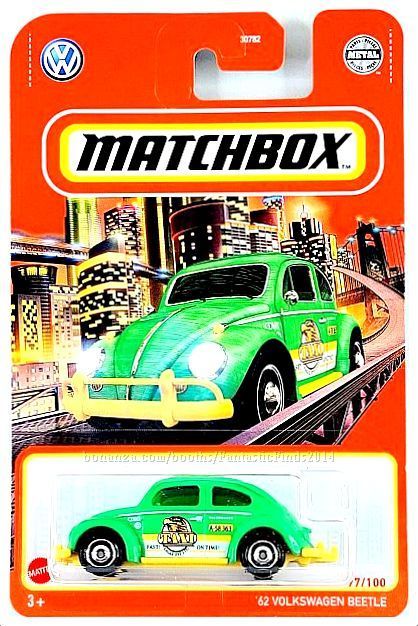 Matchbox - '62 Volkswagen Beetle: MBX City #97/100 (2021) *Green Edition*