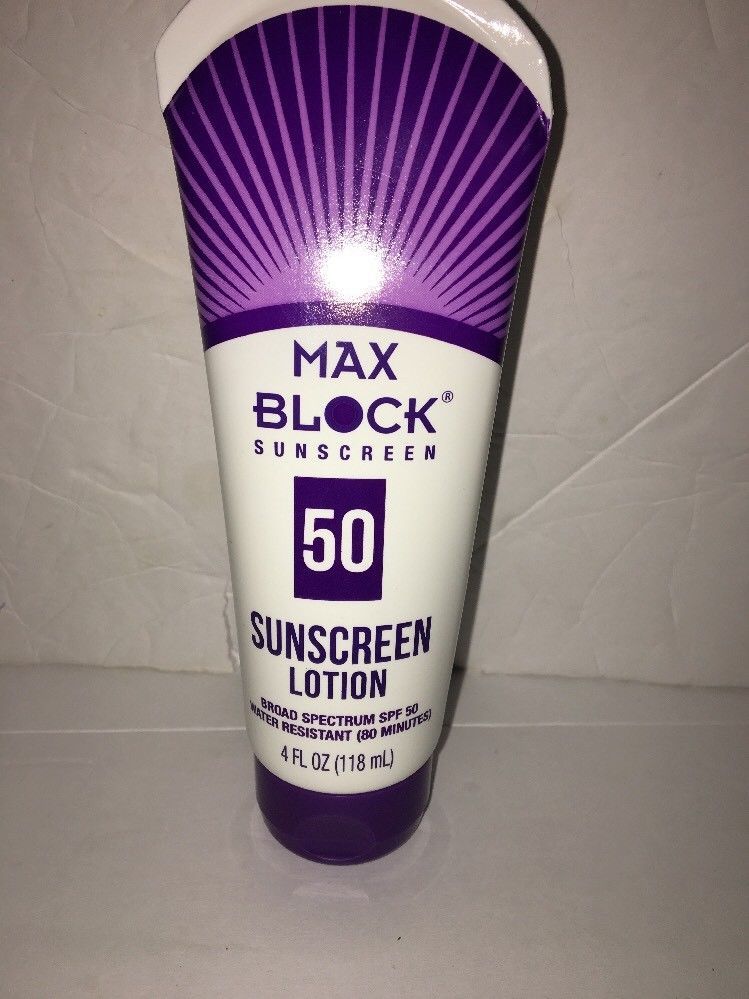 SHIP N 24HRMAXBLOCK Sunscreen LotionSPF50 WaterproofUVAUVBBroad