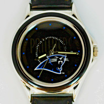 Canolina Panthers NFL Fossil Relic Rare Unworn Watch Silver Tone Blue Insert $75 - $74.85