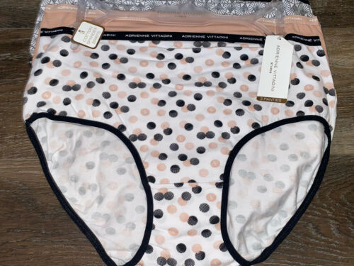 Adrienne Vittadini ~ Women's Brief Underwear Panties Cotton Blend 3 ...
