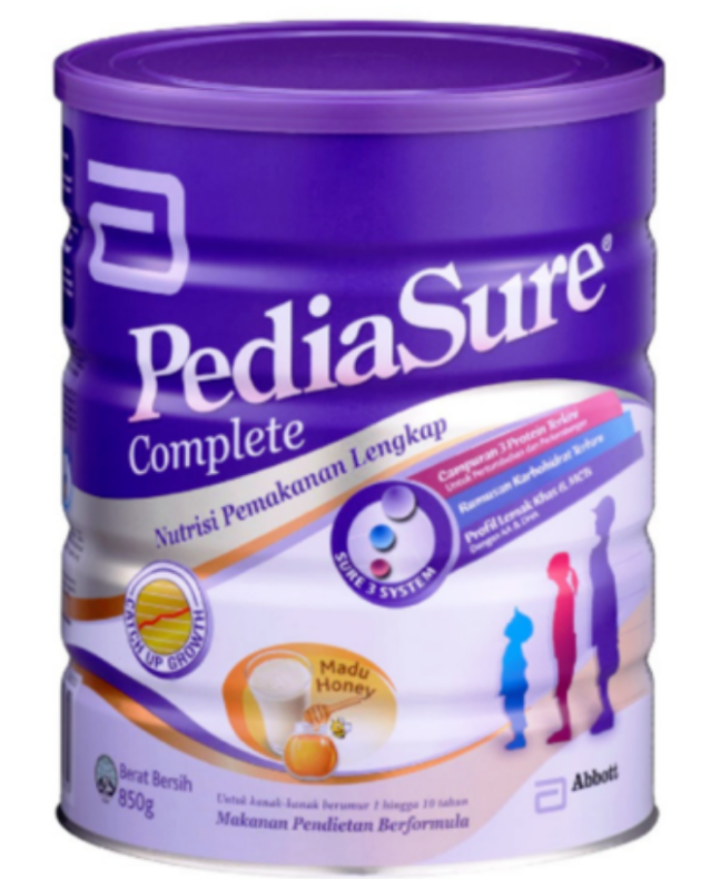 Pediasure Complete Milk Nutrition Powder Honey for Kids 850G x 2 TIN