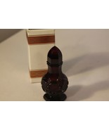 Avon Ruby Red 1876 Cape Cod Salt Shaker With Charisma Cologne + Original... - $18.49