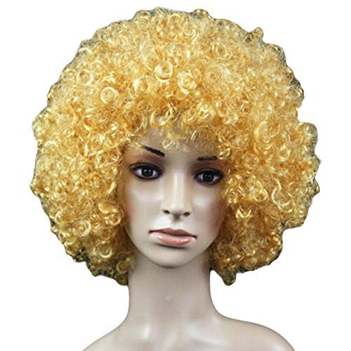 Masque Ball/Party Accessories/Cosplay/Clown Hairpieces/Wigs-Gold