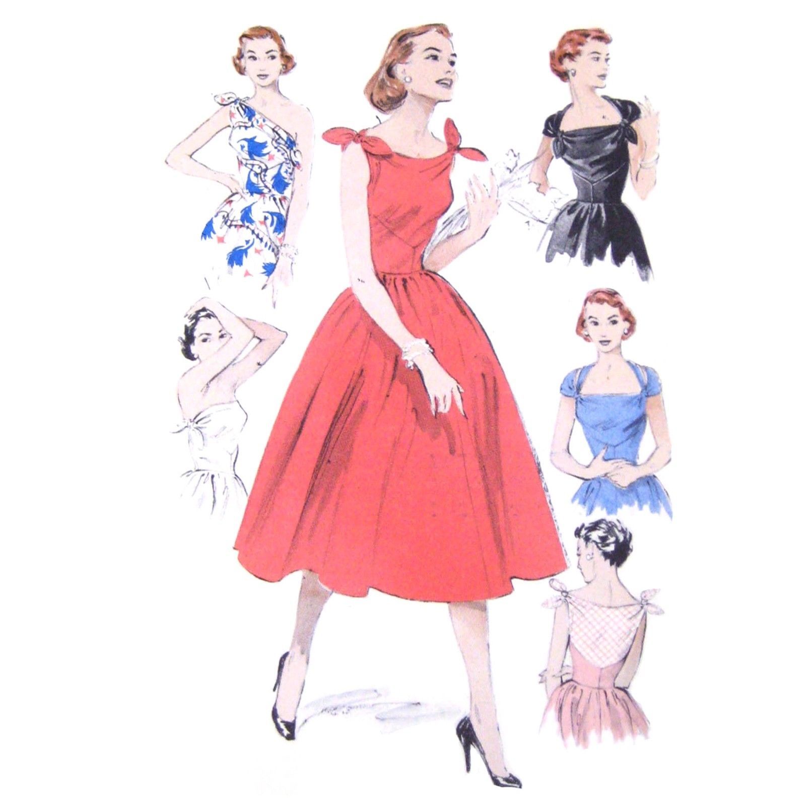 Butterick Sewing Pattern 6582 Misses/' Vintage Retro 60/'s Tight Fitting Dress