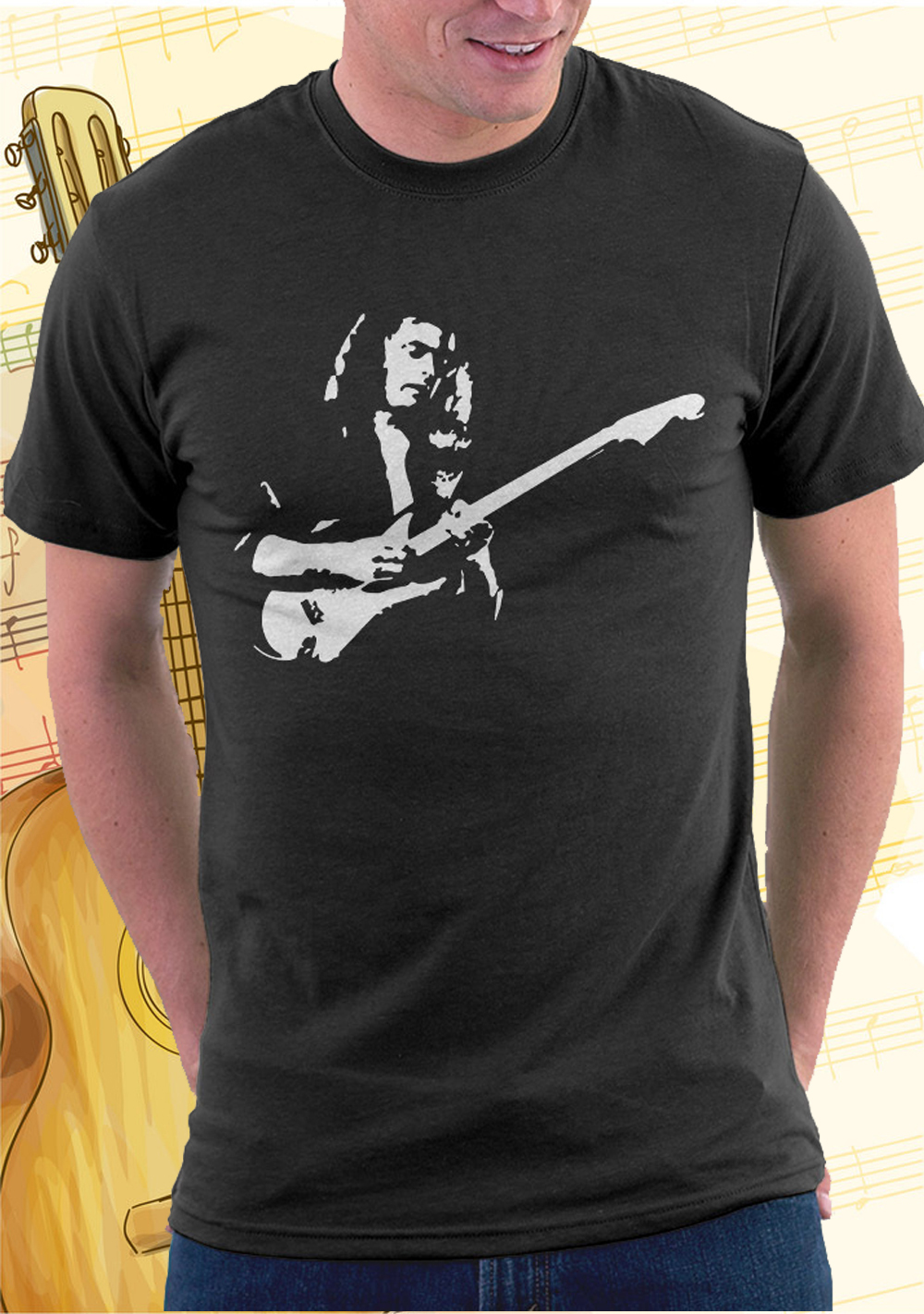 Ritchie Blackmore T-shirt Deep Purple Shirt Ian Gillan Band TShirt - T ...