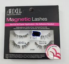 Ardell Professional Magnetic Lashes Pre-Cut Demi-W with Magnetic Applicator New - $9.99