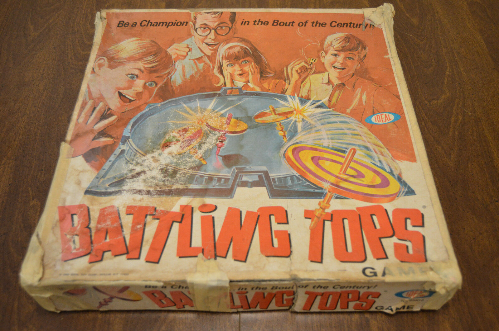 Vintage 1968 Ideal Battling Tops Game 2340-8 with Original Box ...