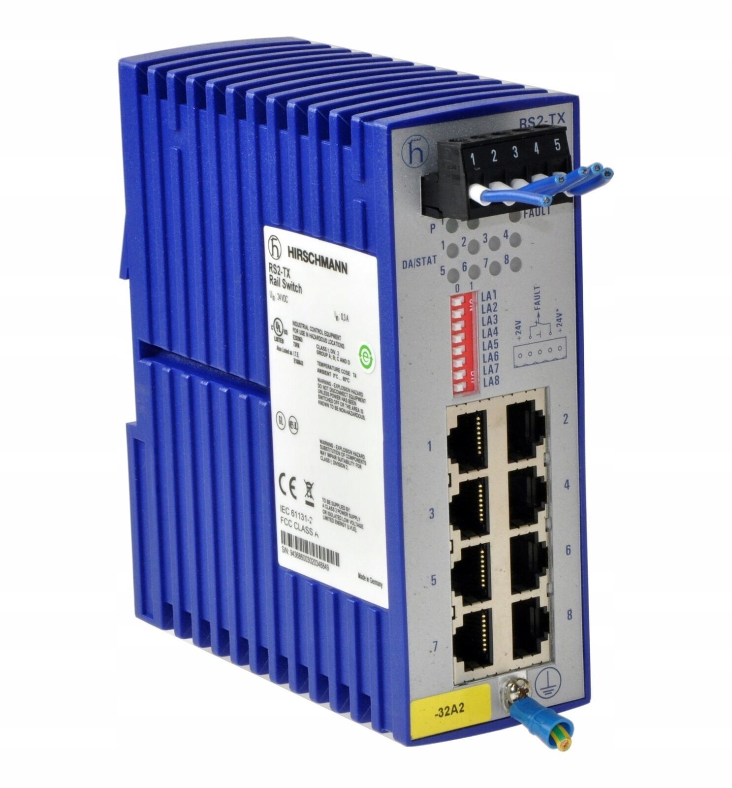 Hirschmann RS2TX Industrial Switch / 7743 PLC