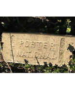 OLD VTG antique Brick reclaimed Stamped Porter National - $19.98