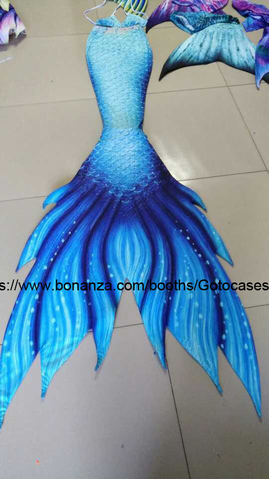 Miami Beach Mermaid Tails Blue For Swimming And 50 Similar Items Miami Beach Mermaid Tails Blue For Swimming S Women With Monofin
