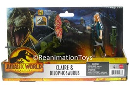 Jurassic World Park Dominion Claire &amp; Dilophosaurus Dinosaur New MOC In ... - $59.99