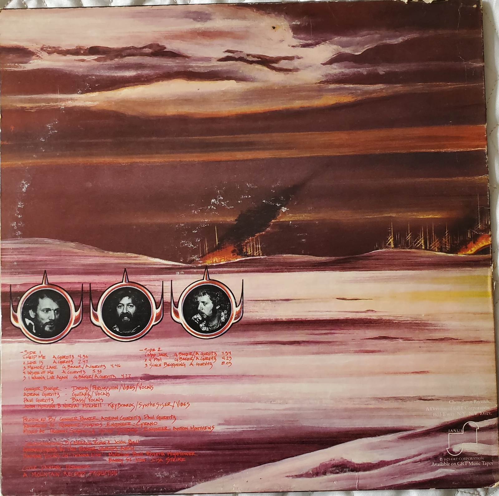 The Baker Gurvitz Army* The Baker Gurvitz Army (LP, Album) Records