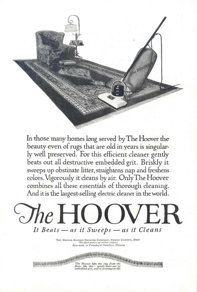 1932 Hoover Vacuum Cleaner vintage print ad AdvertisingPrint