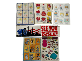 Vintage 1980s 1990s (2) Binder Sticker Album Lot 2100+ Care Bears Lisa Frank image 9