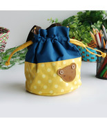 [Bear-Yellow] Bucket Bag Shopper Bag (5.7*6.3*7.8) - $20.99