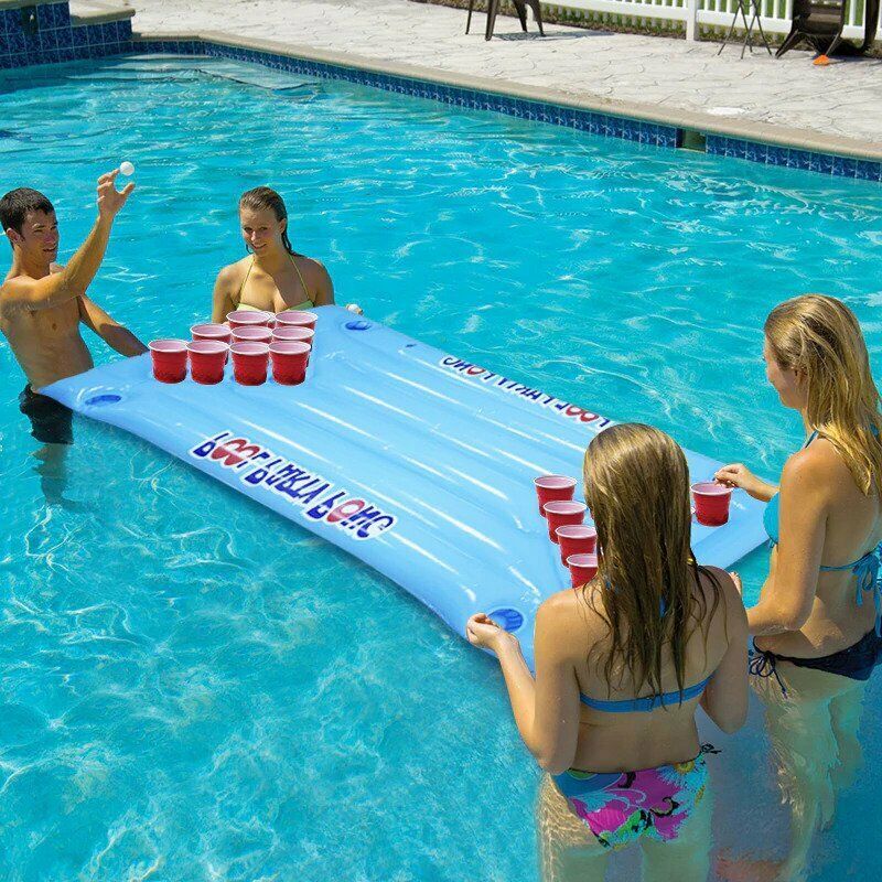 beer pong floating table for pool