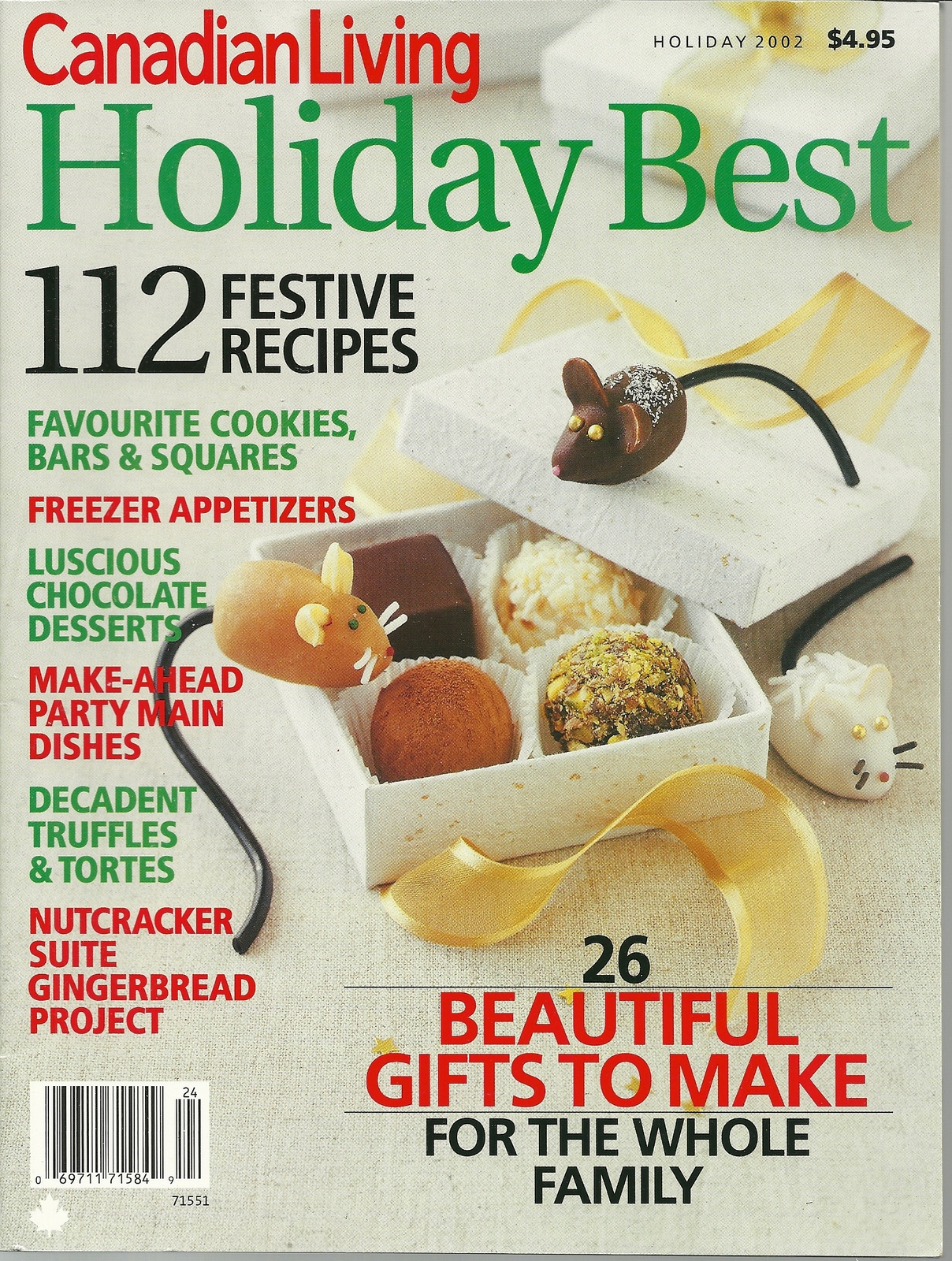 Canadian Living Magazine Holiday Best 2002 - Magazine Back Issues