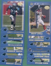 2000 Topps Carolina Panthers Football Team Set - $2.50