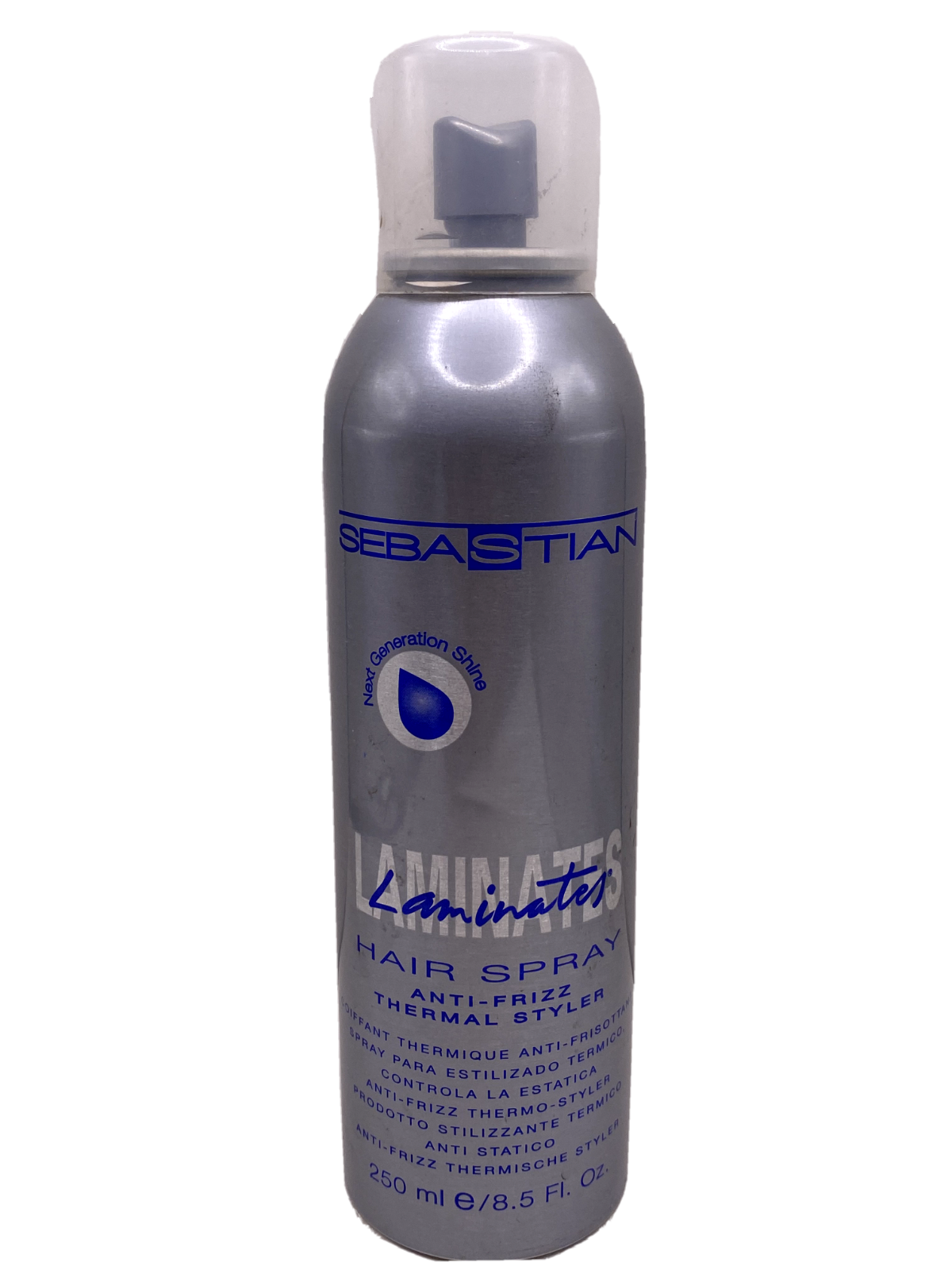 SEBASTIAN LAMINATES SPRAY ANTI FRIZZ THERMAL STYLER 8.5 OZ Gel