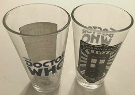 BBC Doctor Who Police Telephone Pull To Open Mad Man In A Box Clear Pint... - $24.74