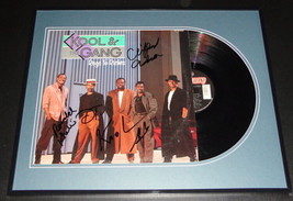 Kool and the Gang Group Signed 1988 Rags to Riches Framed Record Album Display image 1