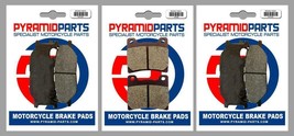 Front &amp; Rear Brake Pads (3 Pairs) for Yamaha XVS1100 Dragstar Classic 00-06 - $53.86