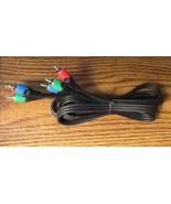 Radio Shack Gold Component Video Cable Color Red Green Blue 6’ feet length - $5.00