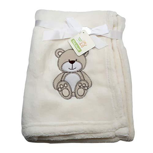 Baby Blankets for Boys & Girls, Teddy Bear Theme, Soft Plush for