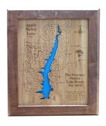 Apple Valley Lake, Ohio - Laser Cut Wood Map - $86.50+