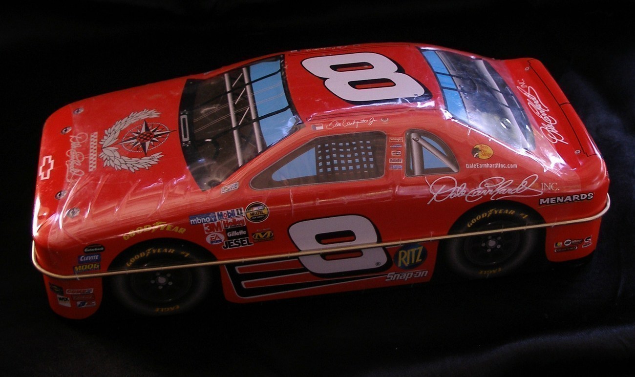 NISW Brand Rare Dale Earnhardt Jr 8 Nascar Racing Car Collectible Tin