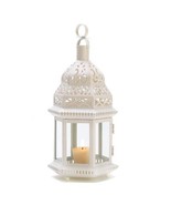 White Moroccan Style Candle Lantern - $26.34