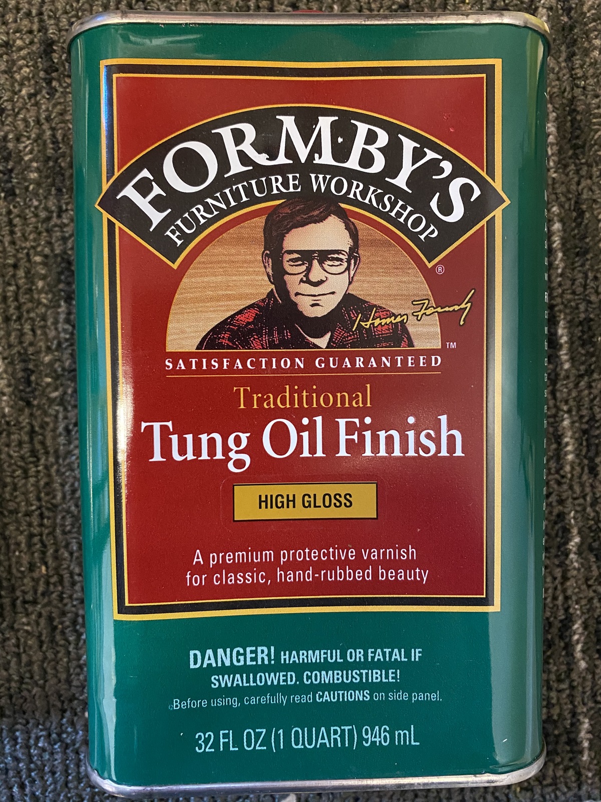 Formby's Tung Oil Finish High Gloss 32 ounces Furniture New