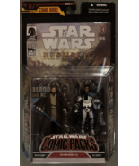 Star Wars Comic Packs Republic #55 OBI-WAN KENOBI &amp; ARC TROOPER Hasbro 2006 - $25.00