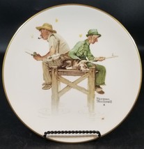 Vintage 70's Norman Rockwell Gorham Wall Plate - Lazy Days - $24.74