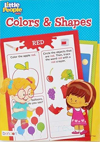 Educational Workbook Fisher Price Little People - Colors & Shapes ...