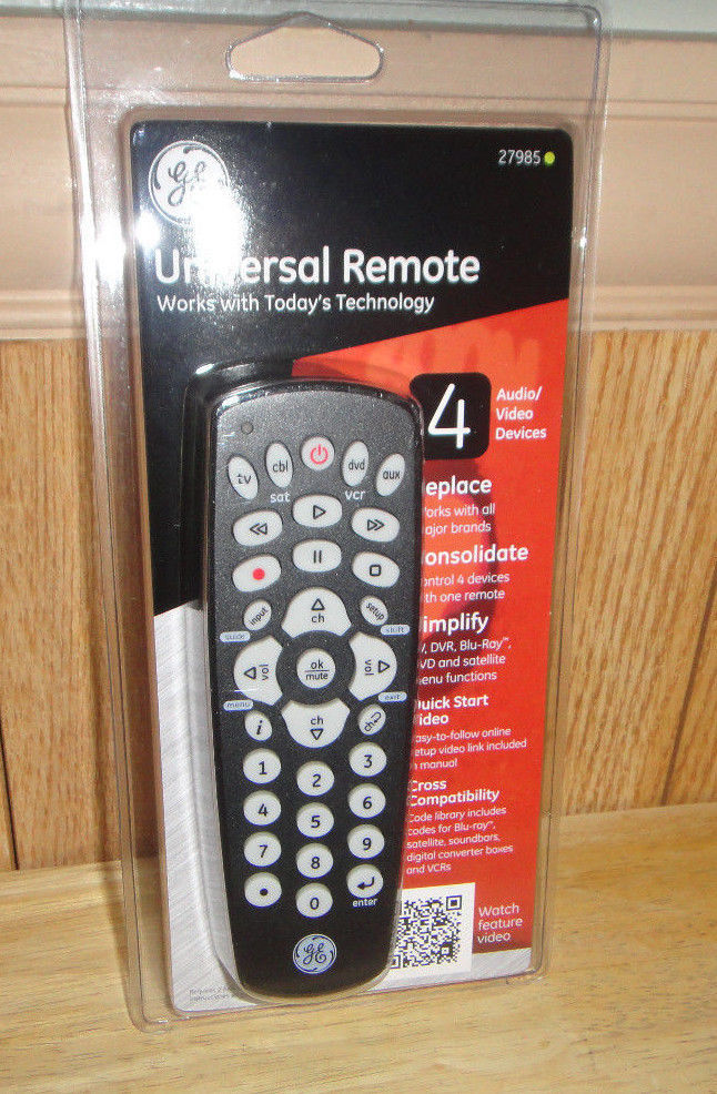Ge universal remote cl4 codes