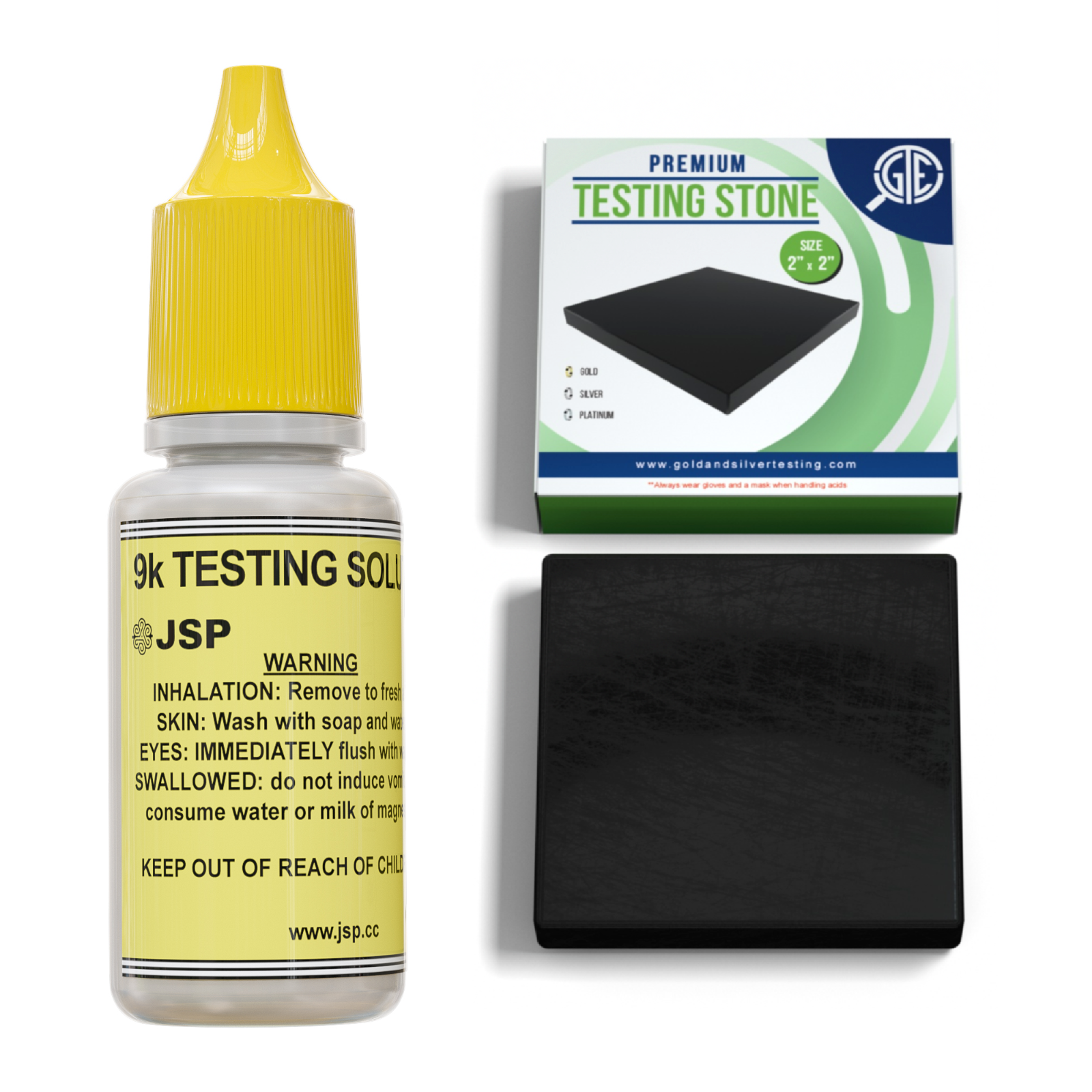 9K Gold Test Acid Solution Yellow & White Gold Testing Solution UK 1