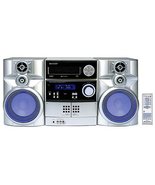 Sharp CDES777 300 Watt Mini System with 5-Tray CD Changer, Dual Cassette... - $287.99