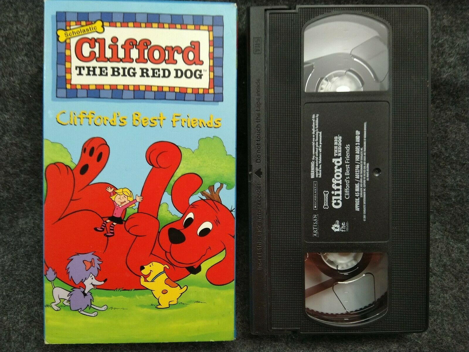 VHS Clifford the Big Red Dog - Cliffords Best Friends (VHS, 2001) - VHS ...