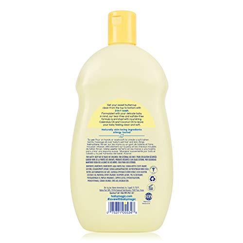 Baby Magic 2 In 1 Baby Wash & Shampoo, Calendula & Coconut, 16.5 Oz