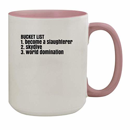 Funny Bucket List For A Slaughterer - 15oz Colored Inside & Handle Coffee Mug, P