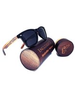 Zebrawood Sunglasses, Stars and Bars With Wooden Case, Polarized, Handcr... - $44.00
